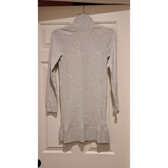 Lululemon Athletica Womens Keep It Cozy Knit Sweater Dress Gray Size 4 - Picture 2 of 16